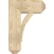 Ekena Millwork Thorton Craftsman Rough Sawn Bracket w/ Offset Brace, Douglas Fir, 8"W x 18"D x 26"H BKT0806X18X26THR04RDF - alternate 4